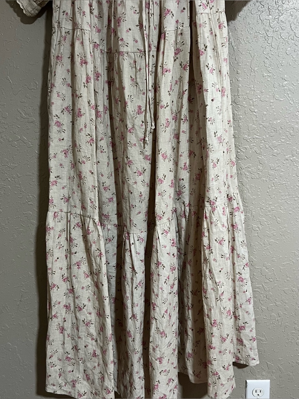 Worth Collective Cara 100% Cotton Floral Maxi Dress Size XL - Picture 4 of 7